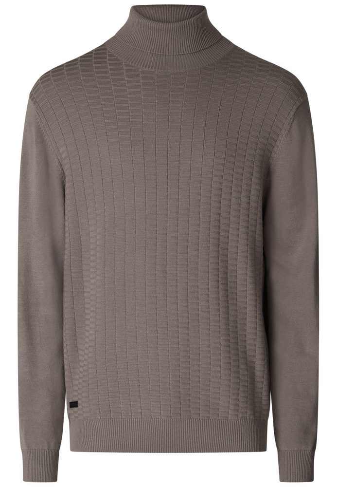 Rollkragenpulli mit Jaquard-Muster