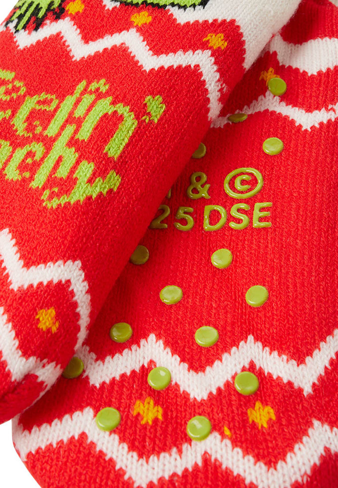 Kuschelsocken mit Grinch-Motiv
