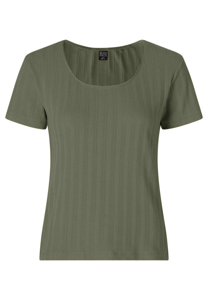 Shirt mit Ajour-Struktur