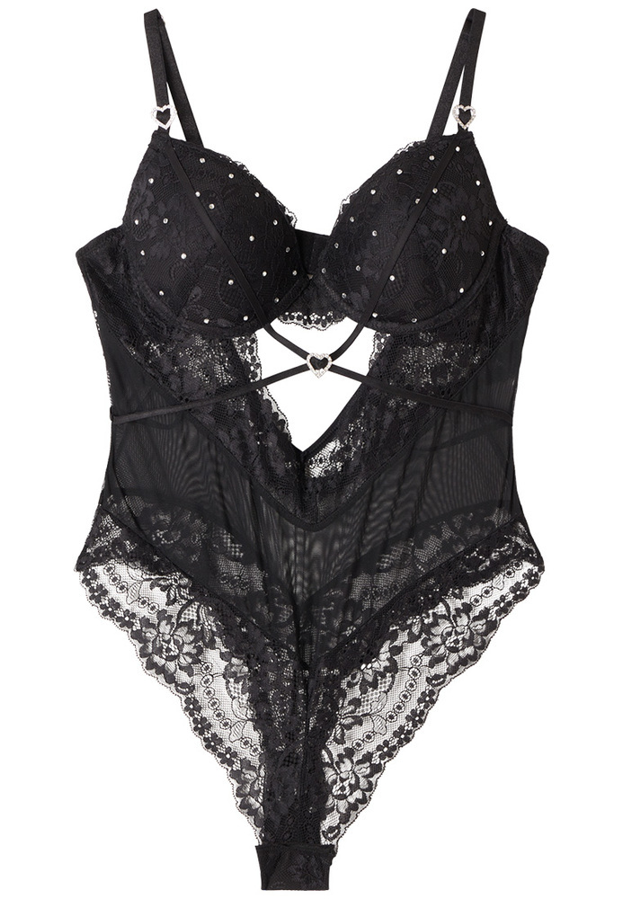 Body mit Strasssteinen