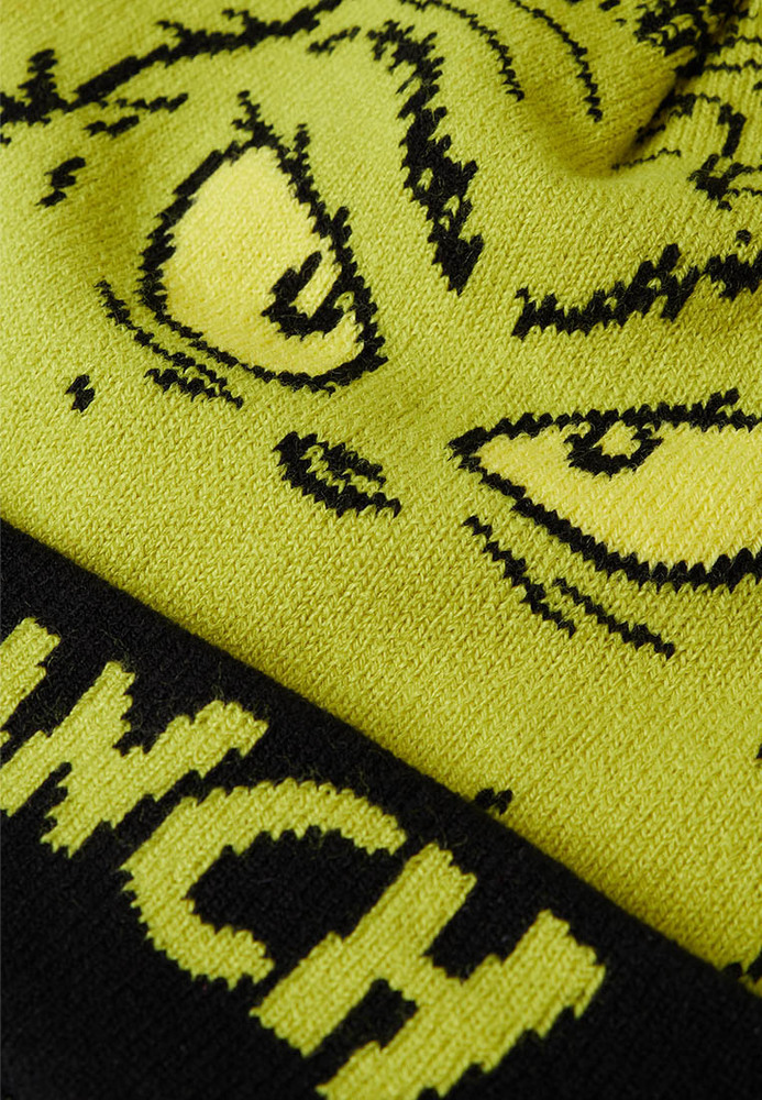Mütze im Grinch-Design