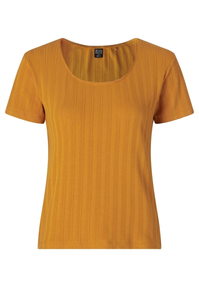 Shirt mit Ajour-Struktur