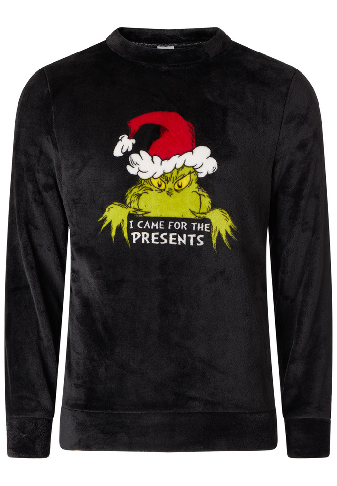 Pyjama-Shirt mit Grinch-Motiv