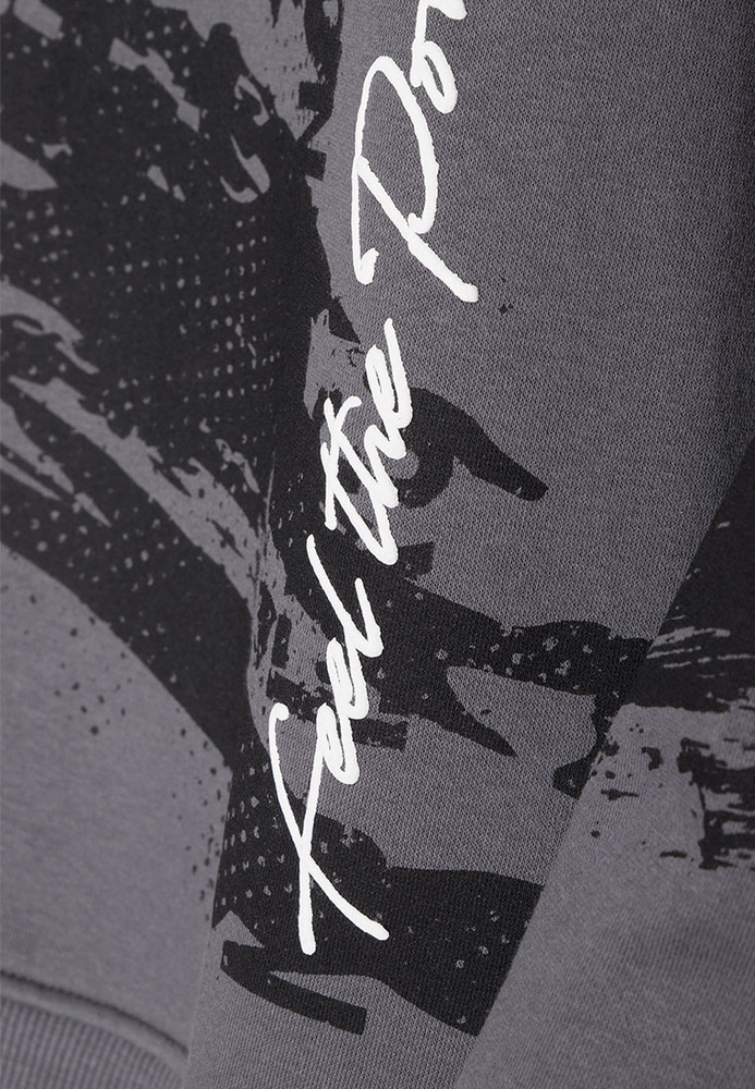 Sweatshirt mit Paint-Brush-Effekt