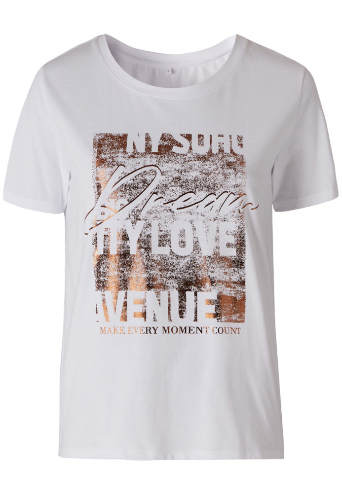 T-Shirt mit Sprüche-Druck T-Shirt mit Sprüche-Druck