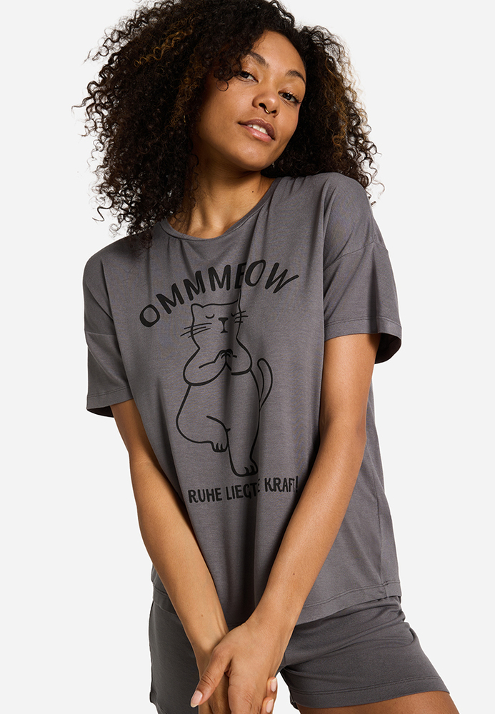 Pyjama Shirt mit Print