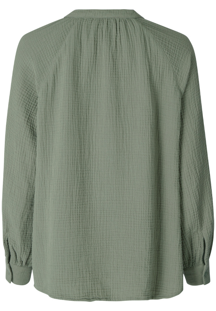 Bluse im Musselin-Look