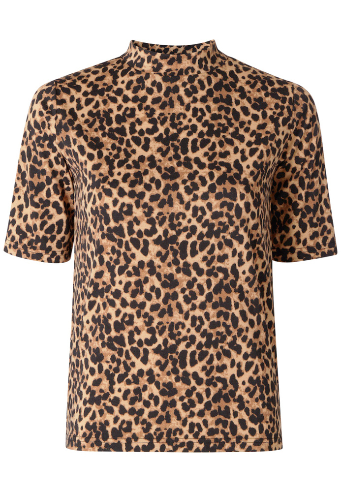 Shirt mit Leo-Print