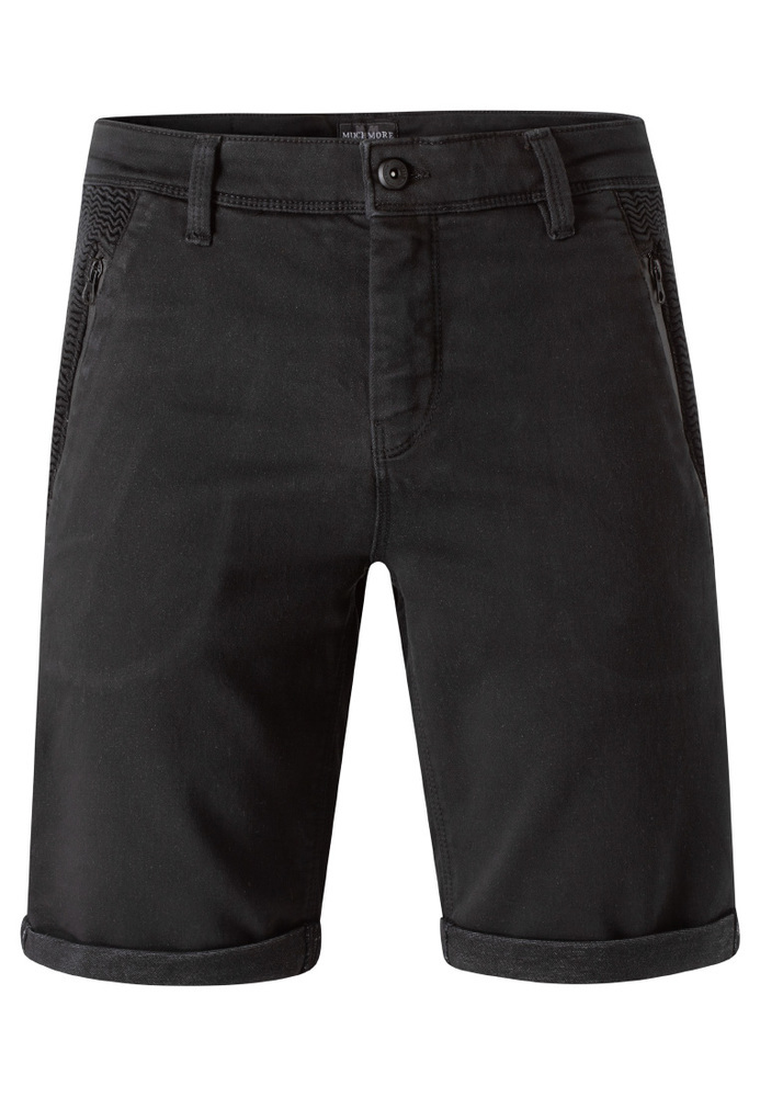 Jeans-Shorts im Biker-Style