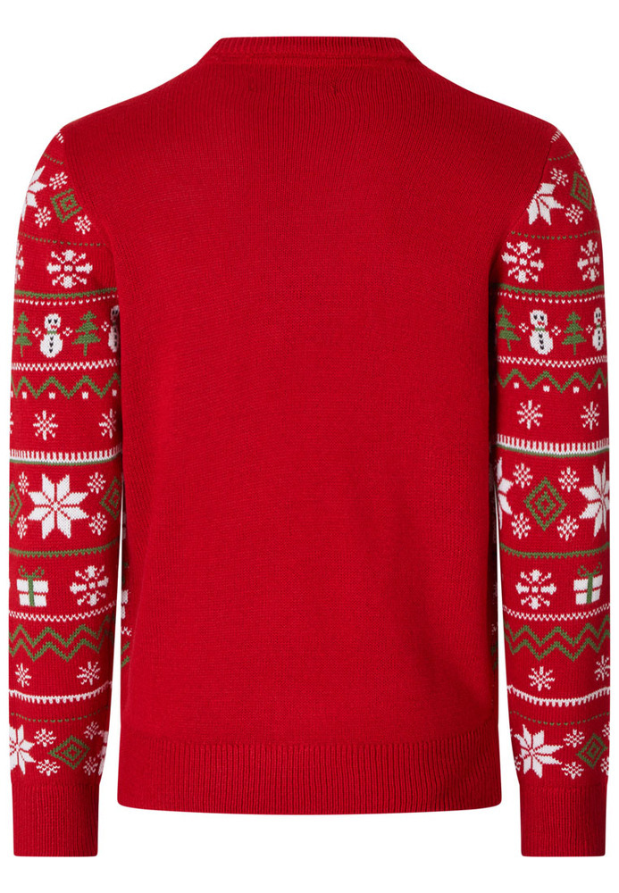 XMAS-Pullover mit All-Over-Muster