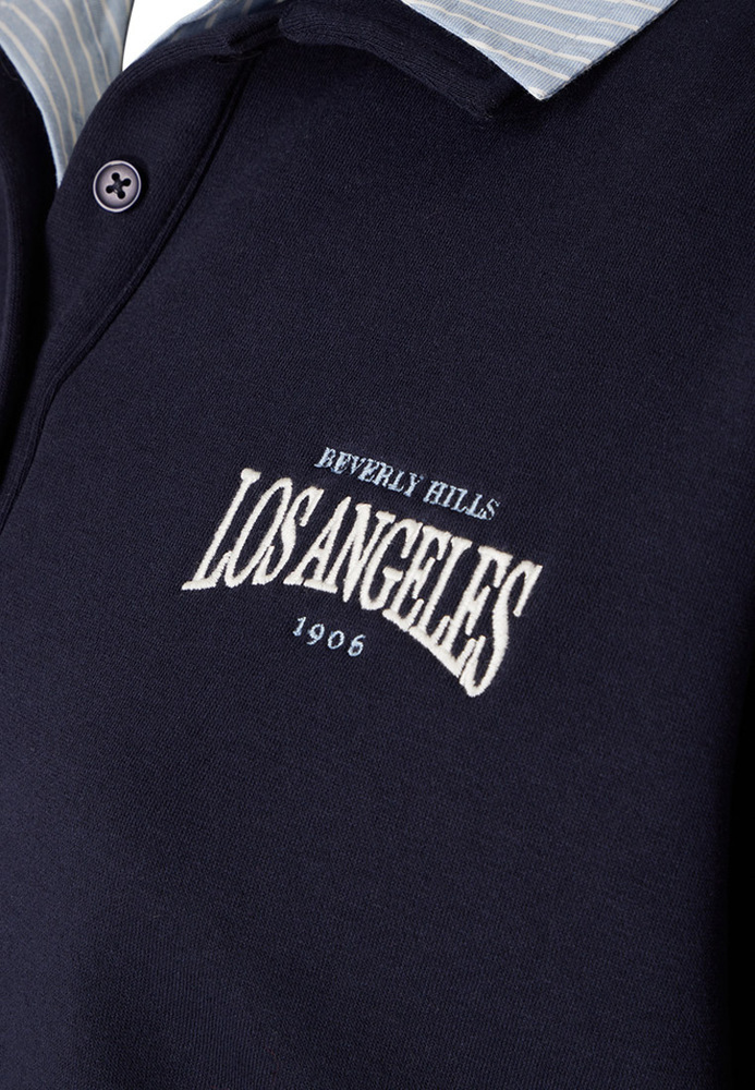 Sweatshirt mit Blusen-Details