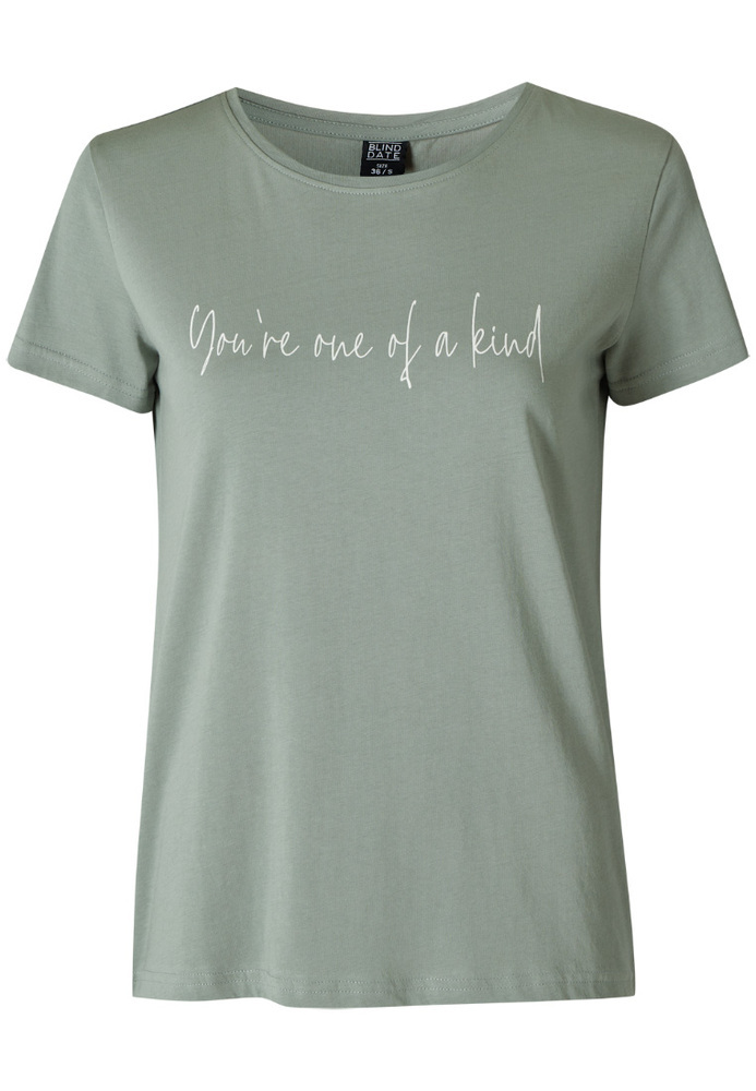 Shirt mit Karma-Schriftzug