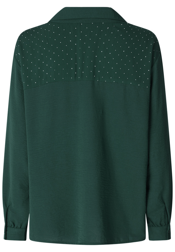Bluse mit Strass-Details