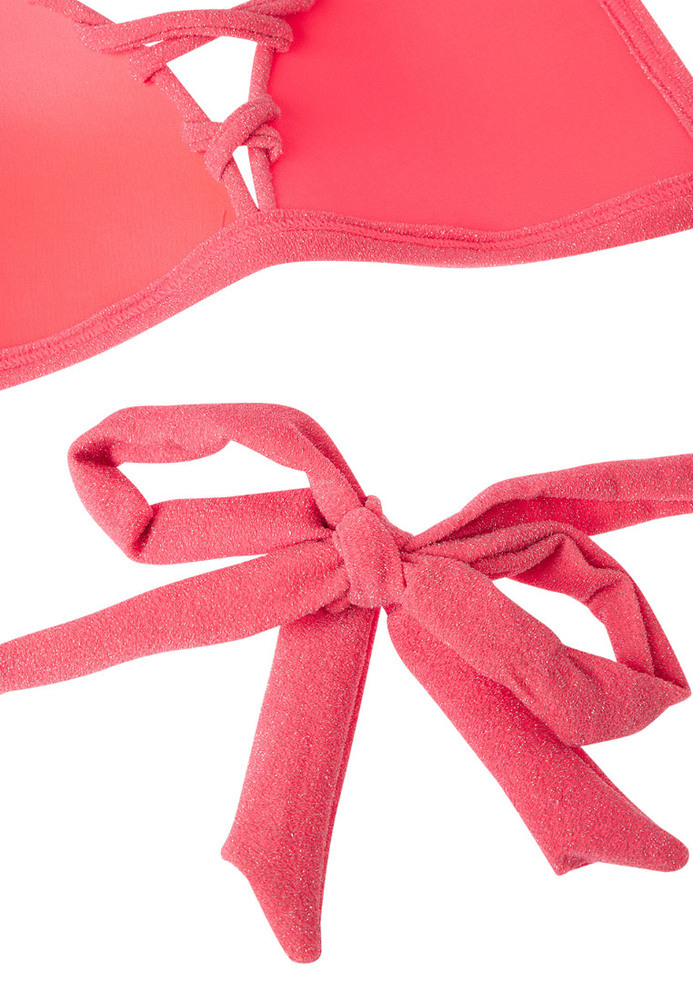 Bikini-Top mit Schnür-Detail