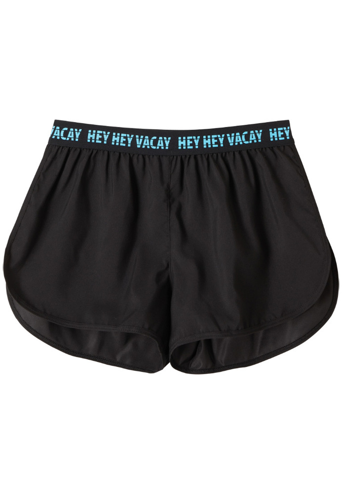Bikini-Shorts mit Schriftzug