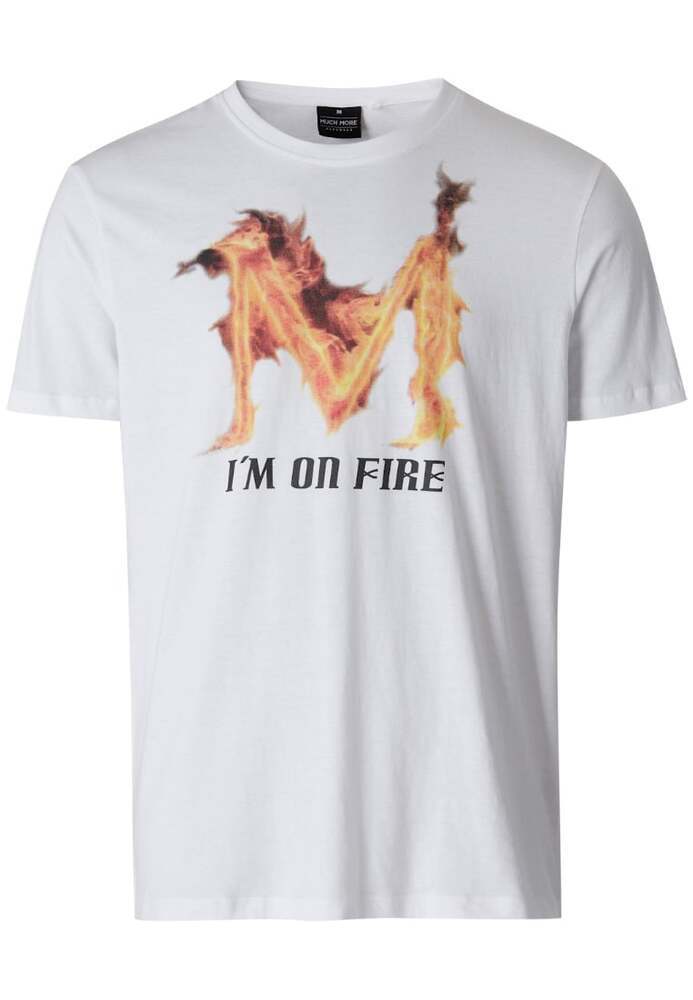 T-Shirt mit Flammen-Print T-Shirt mit Flammen-Print