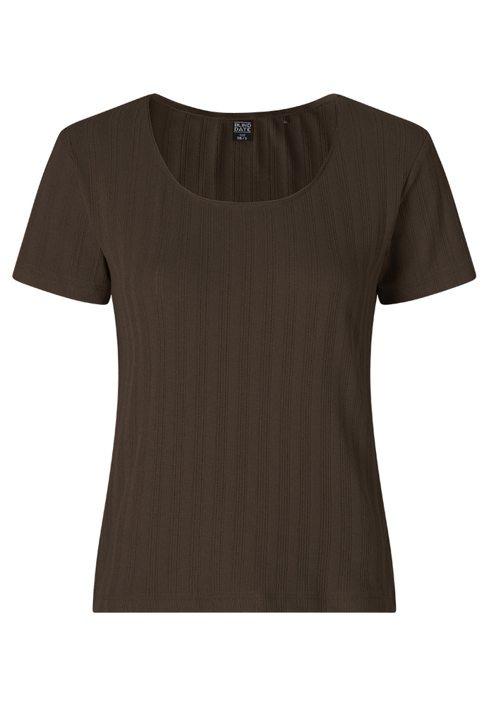 Shirt mit Ajour-Struktur
