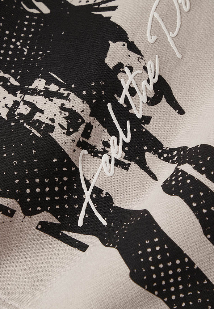 Sweatshirt mit Paint-Brush-Effekt