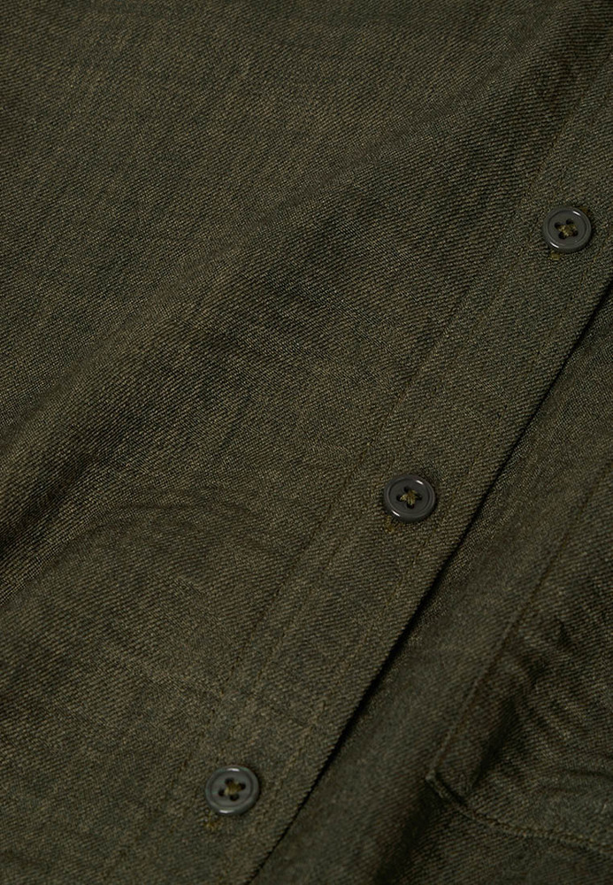 Bluse in Melange-Optik