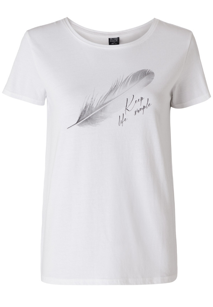 Shirt mit Feder-Motiv Shirt mit Feder-Motiv