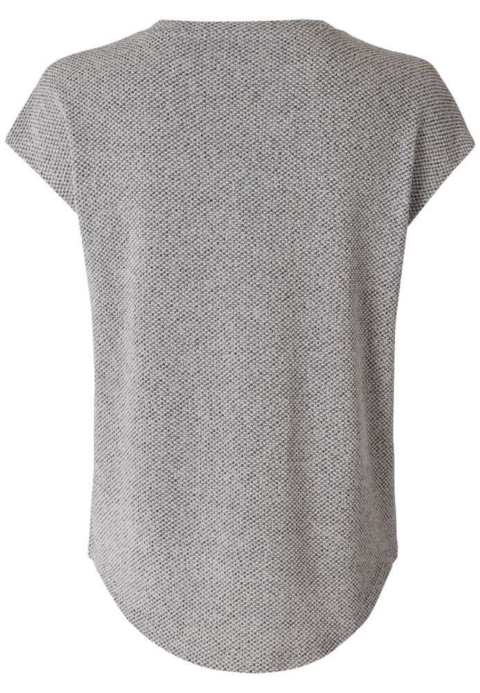 Shirt im Vokuhila-Design