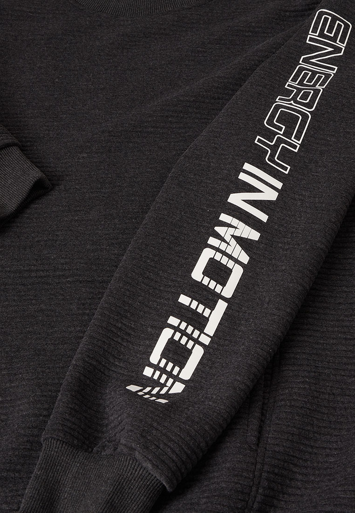 Sweatshirt mit All-Over-Struktur