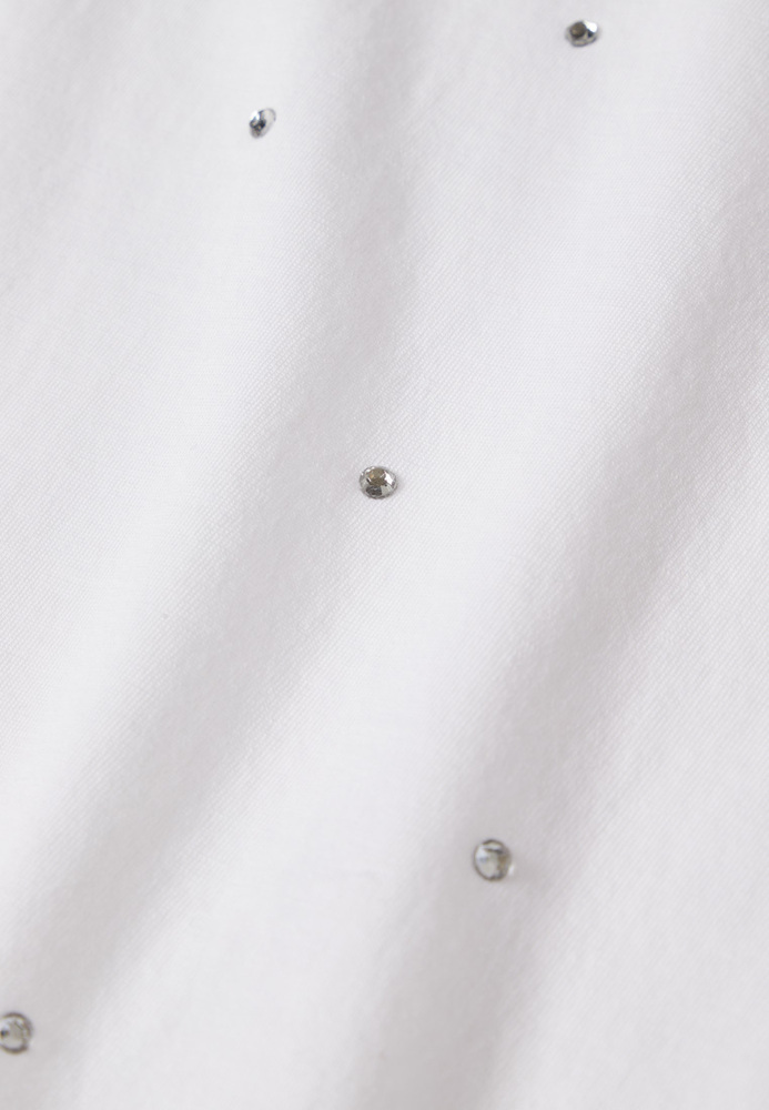 Shirt mit Strasssteinen