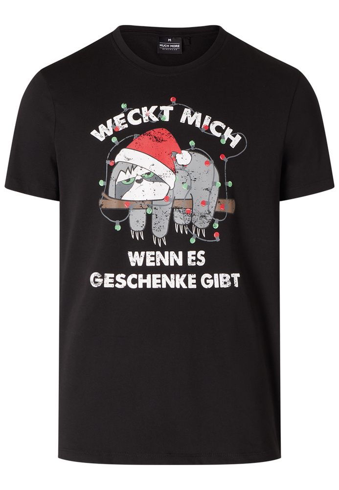 T-Shirt mit XMAS-Faultier