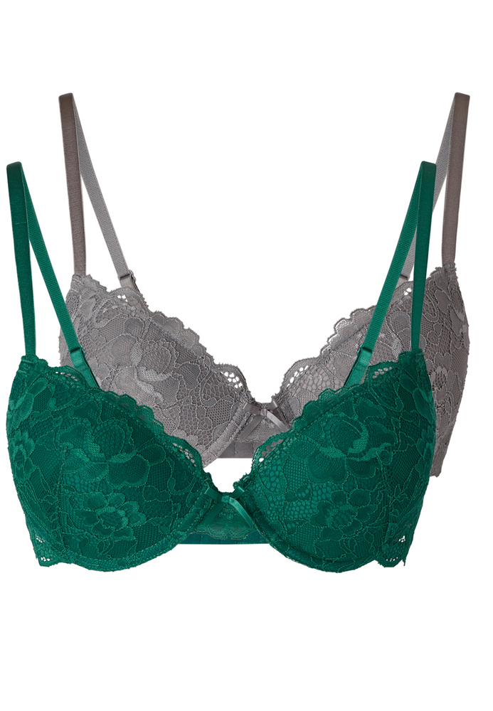 BH mit Spitze, 2er-Pack