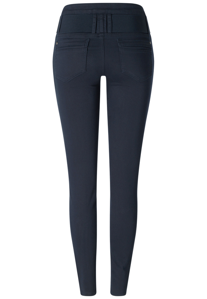 Stoffhose mit breitem Bund