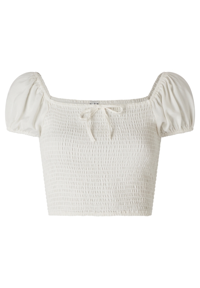 Carmenshirt mit Schnürung