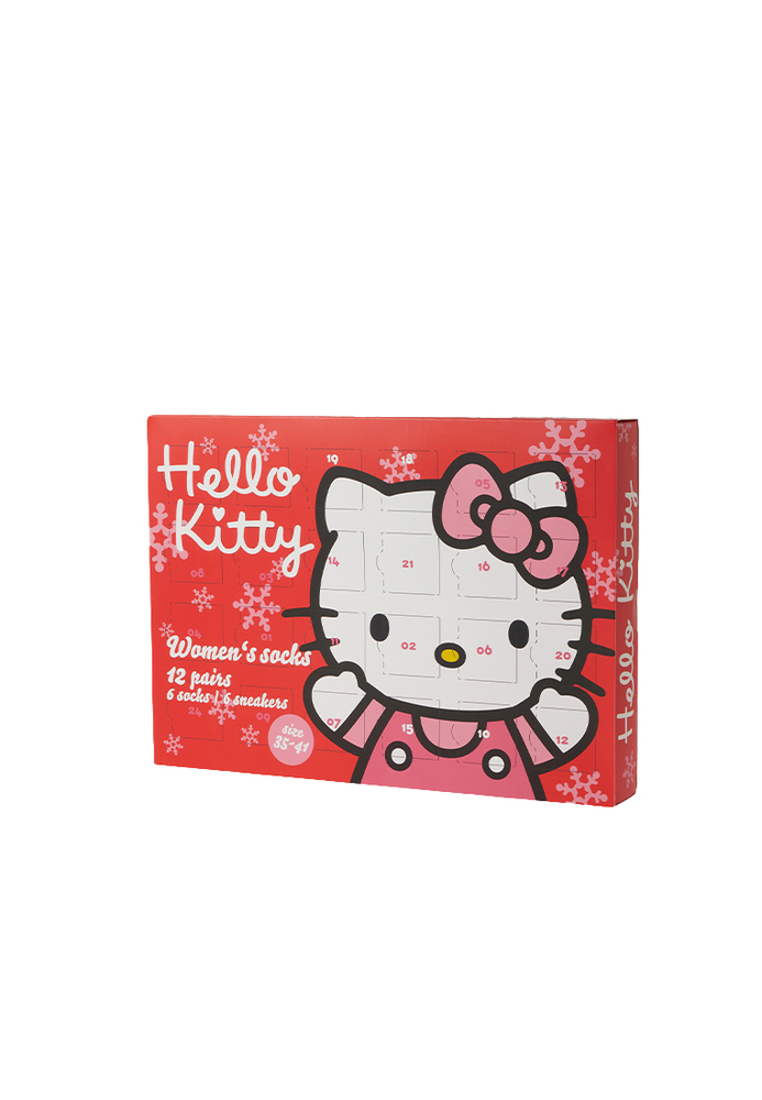 Adventskalender mit Hello-Kitty-Socken