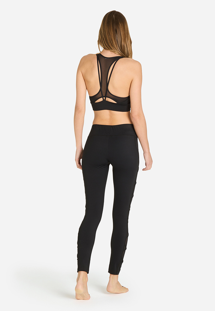 Sport-Leggings im Material-Mix