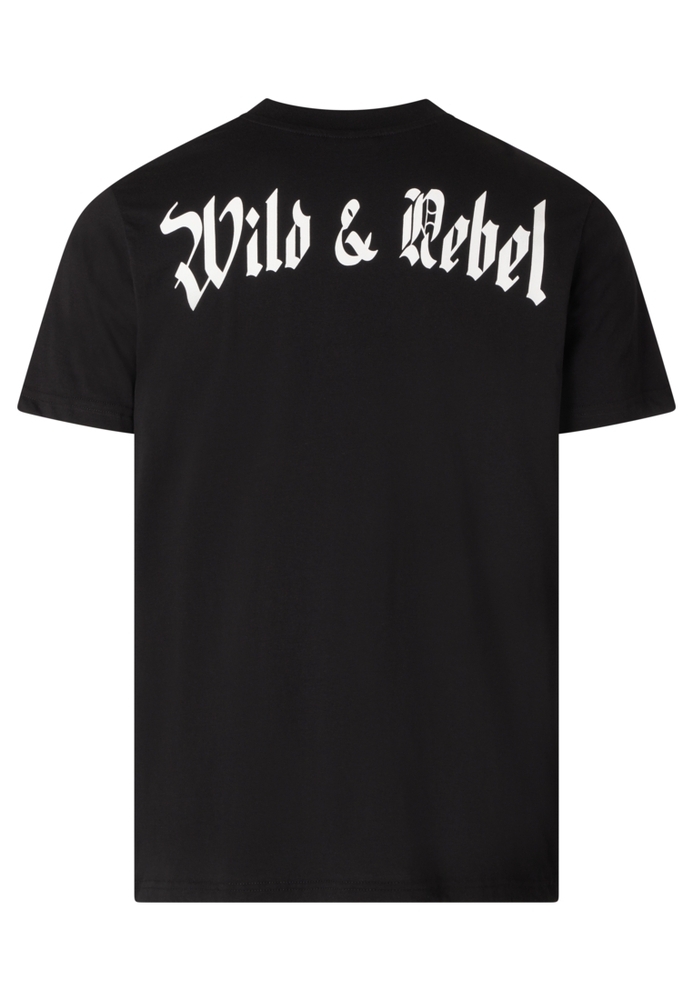T-Shirt mit Backprint