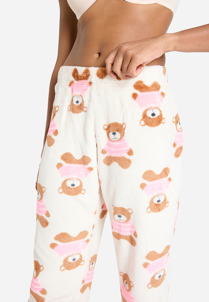 Pyjama-Hose mit All-Over-Motiv