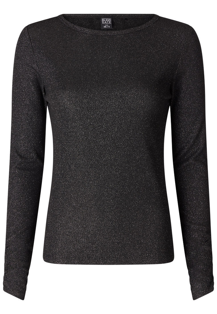 Longsleeve mit Glitzer-Effekt