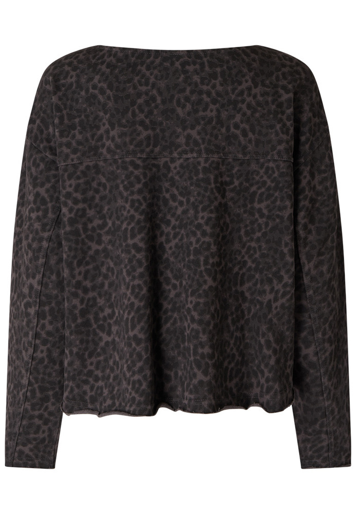 Langarmshirt mit Leo-Muster