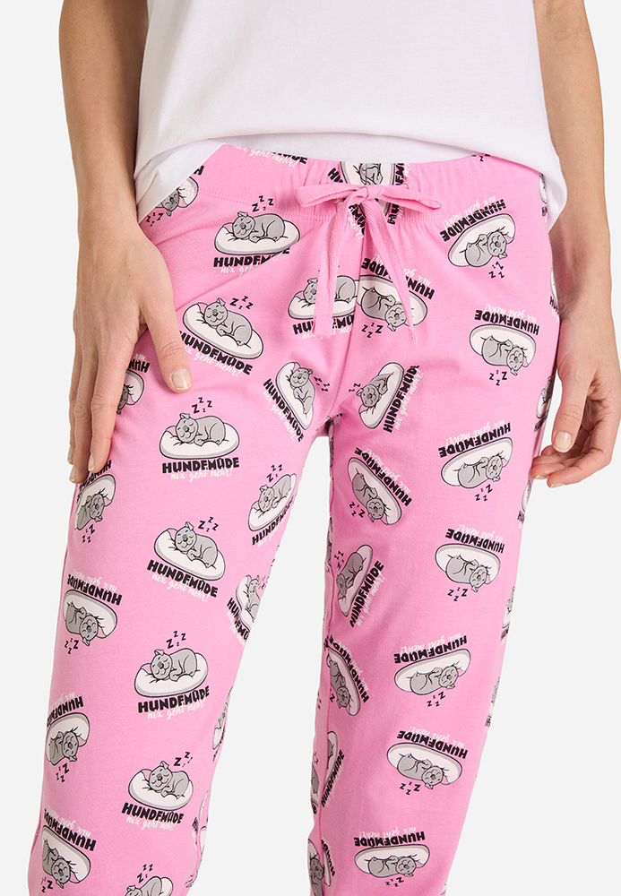 Pyjama-Hose mit Hunde-Motiv