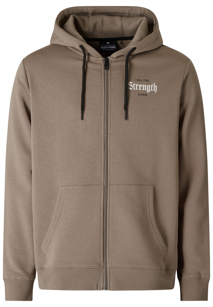 Sweatjacke mit Backprint