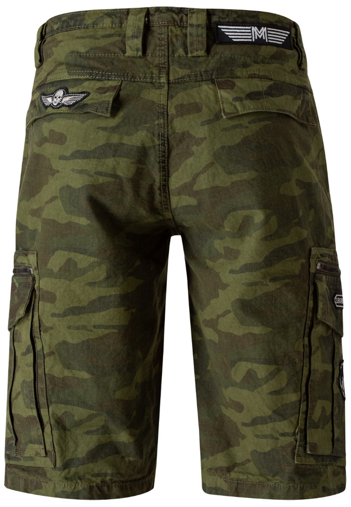 Cargo-Shorts in Camouflage-Optik