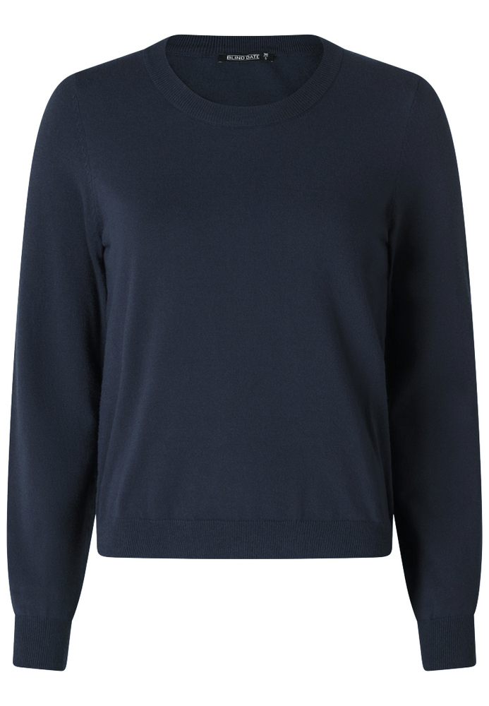 Strickpullover im Basic-Design