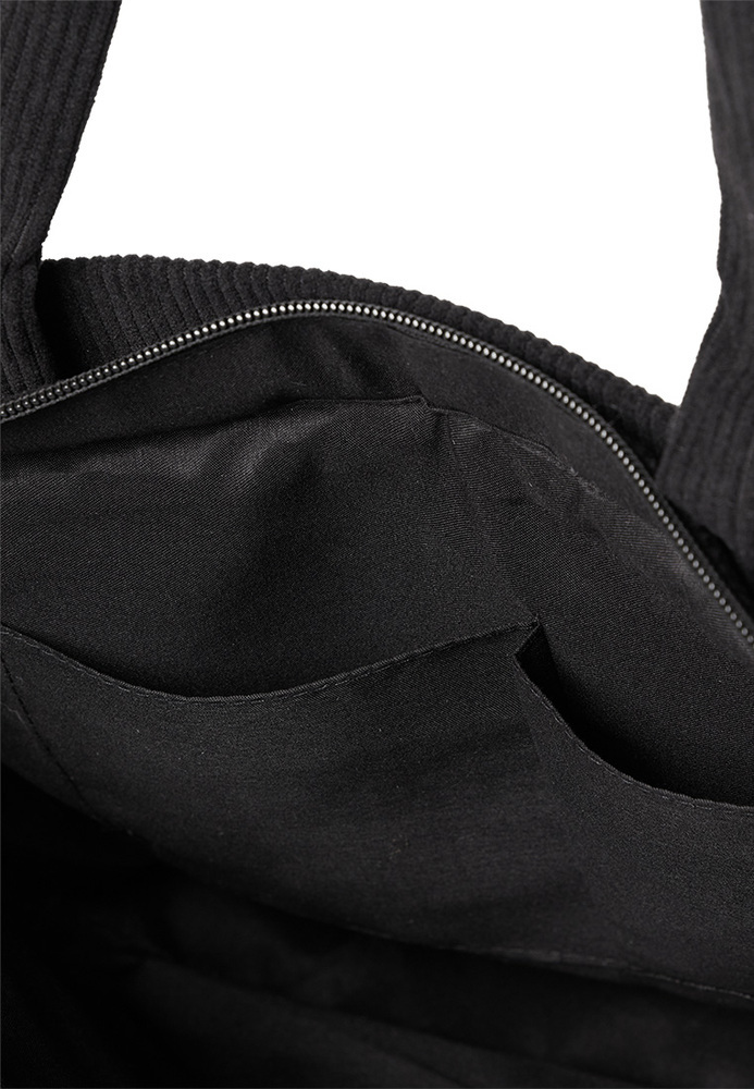 Handtasche in Cord-Optik