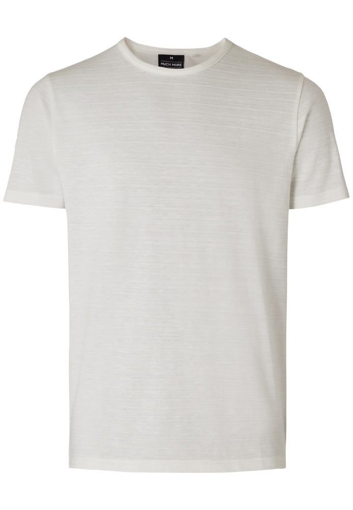 T-Shirt mit Material-Struktur