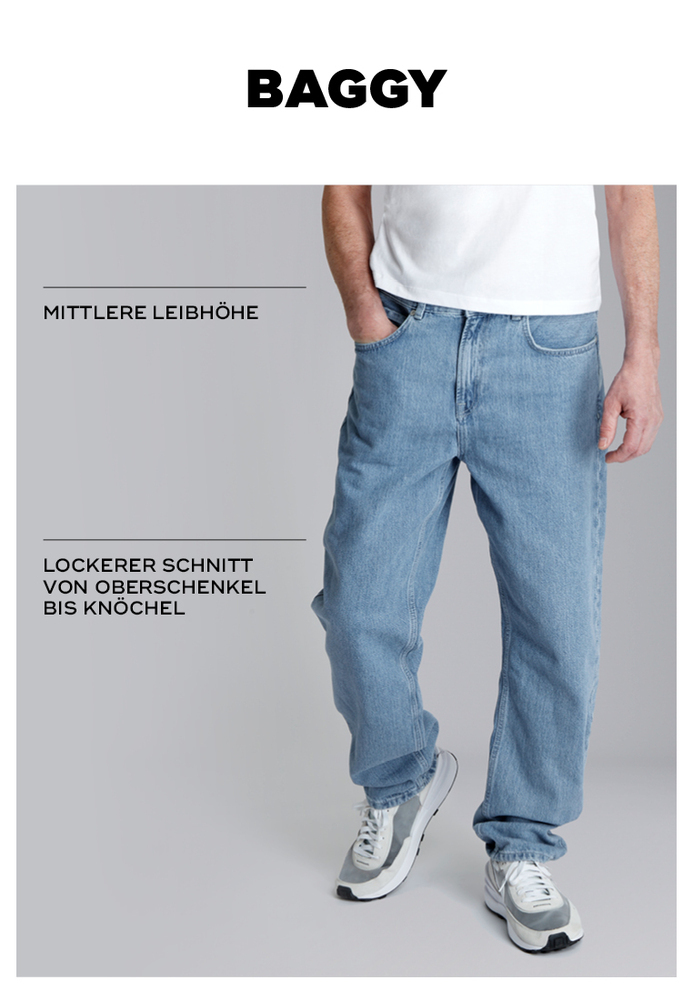 Baggy Regular Waist Jeans