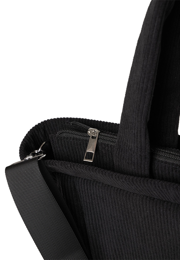Handtasche in Cord-Optik
