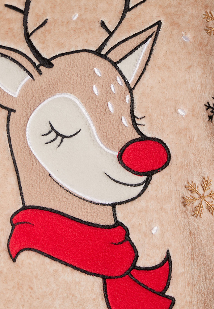 Pyjama-Shirt mit Rudolph-Motiv