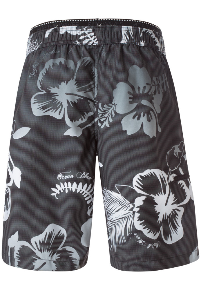 Bermuda-Shorts mit All-Over Blumen-Print
