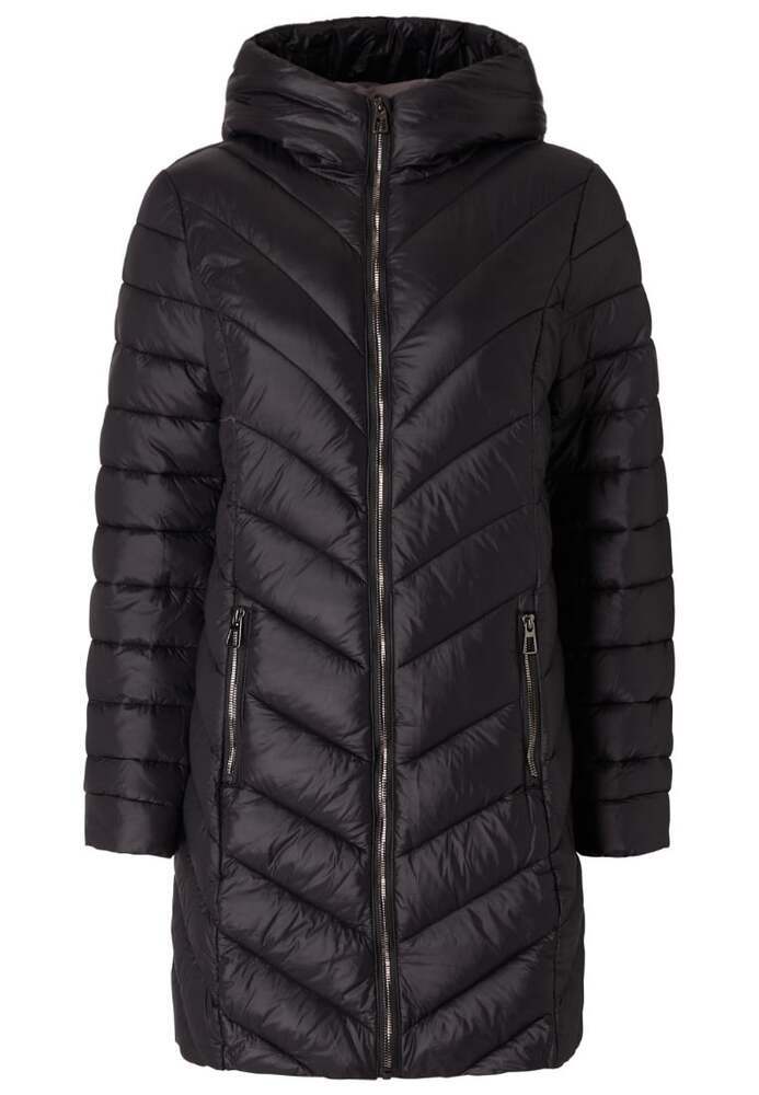 Daunenmantel mit Kapuze
