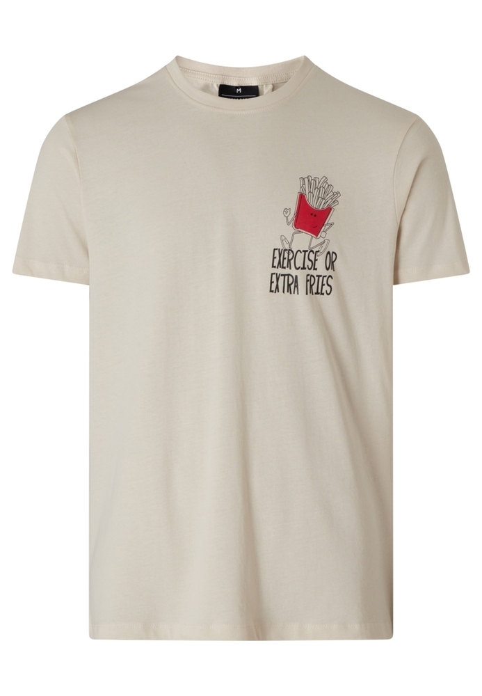 T-Shirt mit Pommes-Motiv