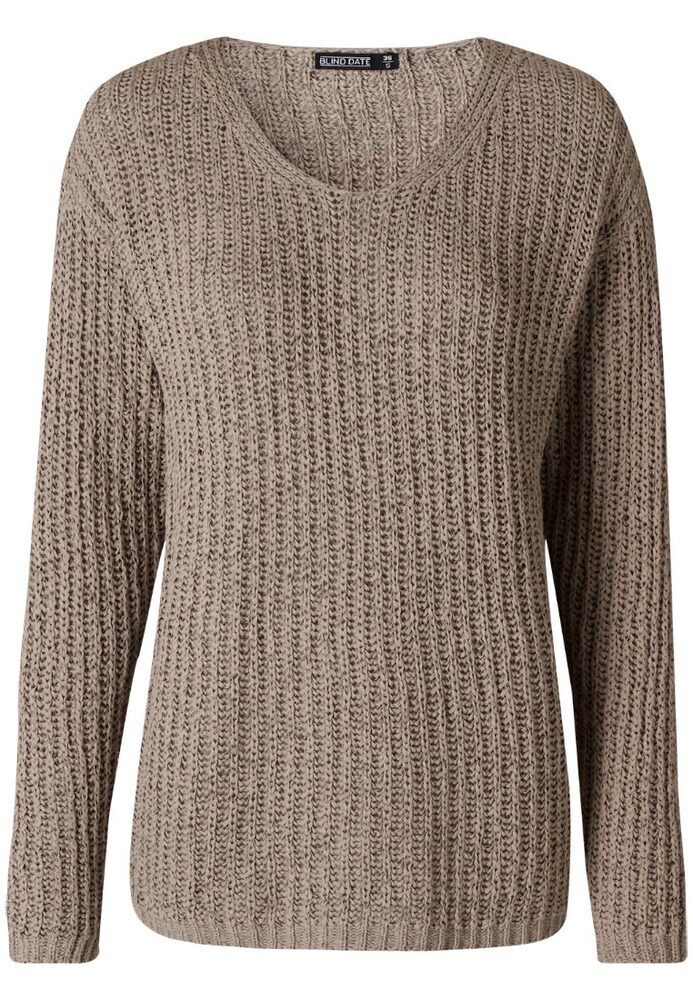 Strickpullover aus Bändchengarn